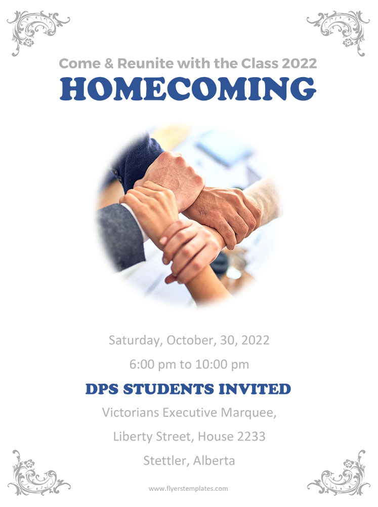 Free Homecoming Flyer Template
